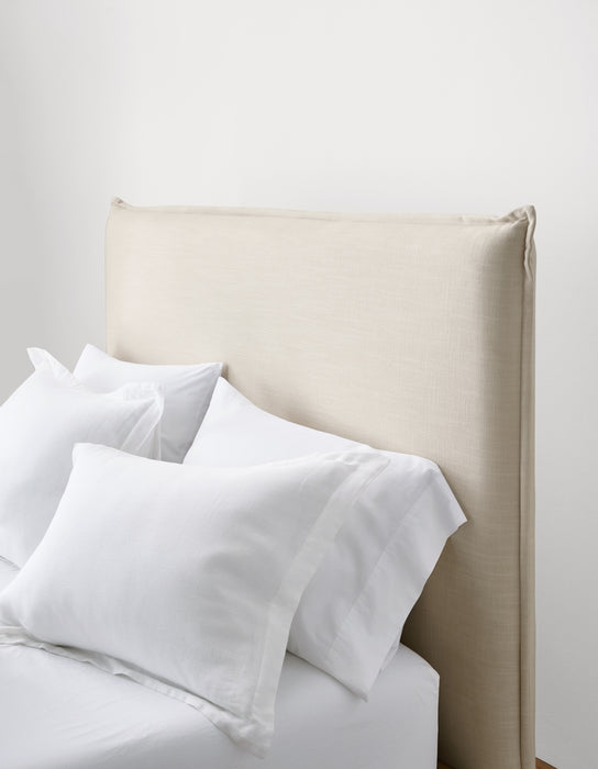 Favorite Washed Organic Cotton White Queen Bed Sheet Set