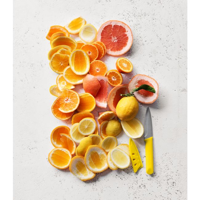 Crate & Barrel Yellow Citrus Knife