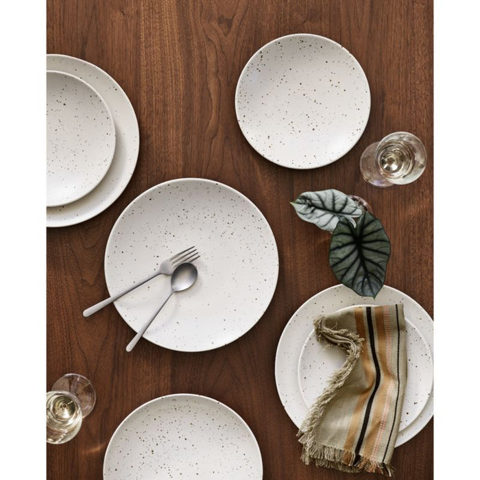 Craft Speckled White Salad Plate