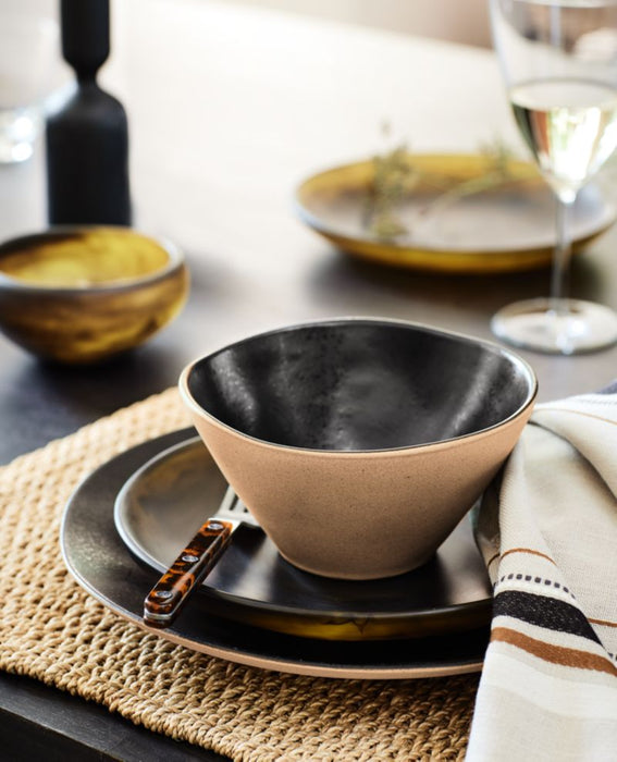 Craft Black and Natural Organic Cotton Napkin