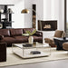Aviator 88" Leather Sofa