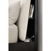 Casa Black Oak Wood Queen Storage Bed with Outlet