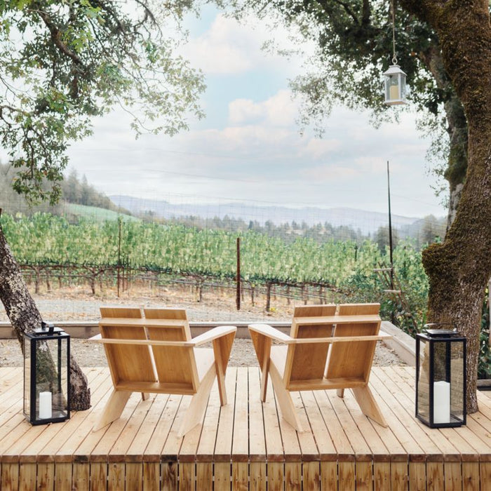 Walker Black Metal Outdoor Lantern 17.75"