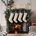 Velvet Heritage Ivory Christmas Stocking
