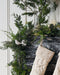 Medium Ribbed Clear Glass Christmas Tree 13.5"
