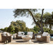 Abaco 83" Resin Wicker Outdoor Sofa with Canvas Natural Sunbrella ® Cushions