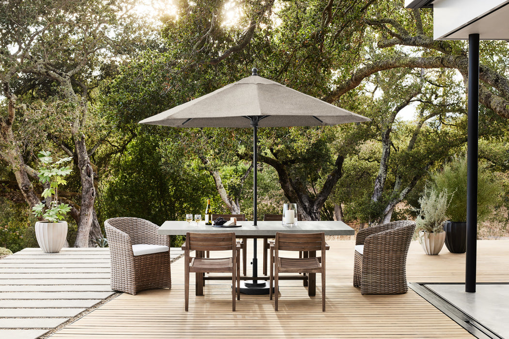 Warren Medium Warm White Ficonstone Outdoor Planter 20.1"