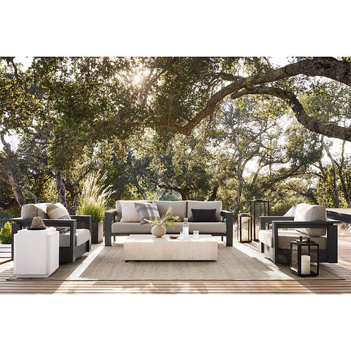 Avalon 51" Rectangular Tile Outdoor Coffee Table