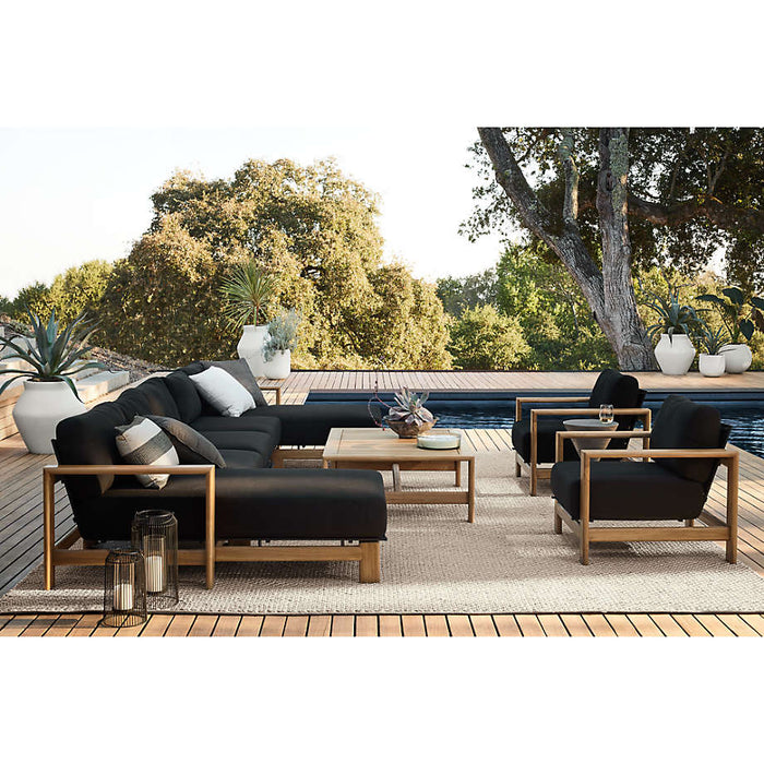 Posada 13" Grey Round Concrete Indoor/Outdoor Side Table