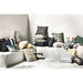Sunbrella ® Cabana Black Stripe 20"x20" Outdoor Pillow