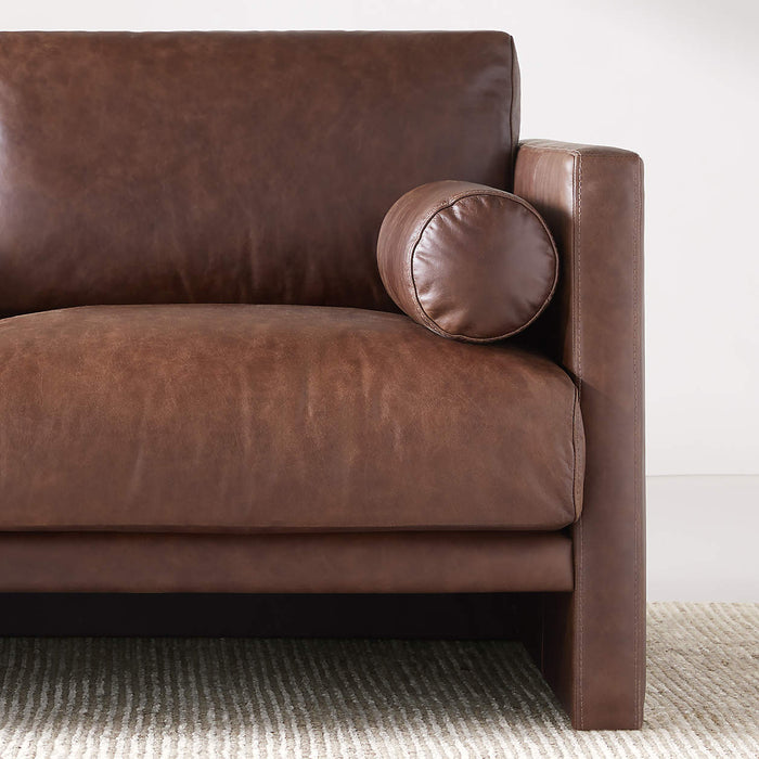 Aviator 88" Leather Sofa