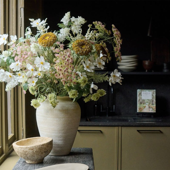 Faux Pink Queen Anne's Lace Stem 43" by Abigail Ahern