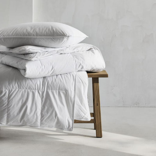 Classic Organic Cotton Down Feather Standard Bed Pillow