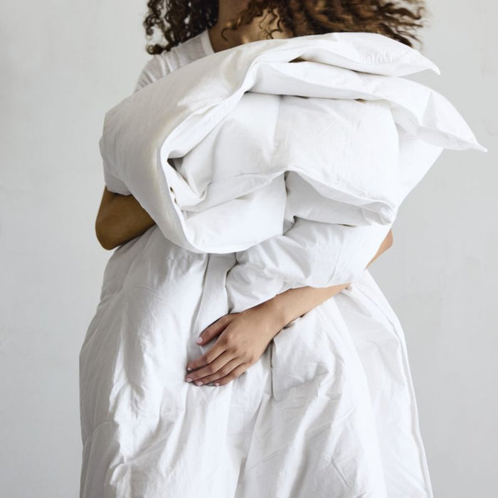 Classic Organic Cotton Down-Alternative Medium Weight Full/Queen Duvet Insert