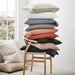 Favorite Washed Organic Cotton Sand Beige Eyelash Standard Bed Pillow Sham