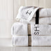 Tuxedo Stripe Organic Cotton Sand Beige Hand Towel