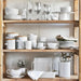 Aspen Small White Canister with Scoop