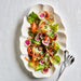 White Ruffle 22" Earthenware X-Large Platter