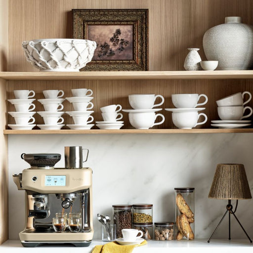 Sorrento 13.5-oz. White Cappuccino Cup and Saucer