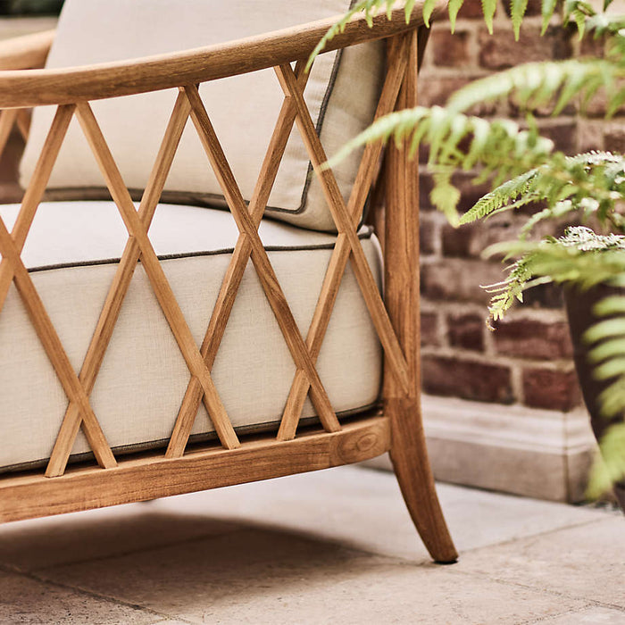 The Hartford Wood Outdoor Lounge Chair by Jake Arnold