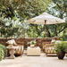 The Hartford 90" Wood Outdoor Sofa by Jake Arnold
