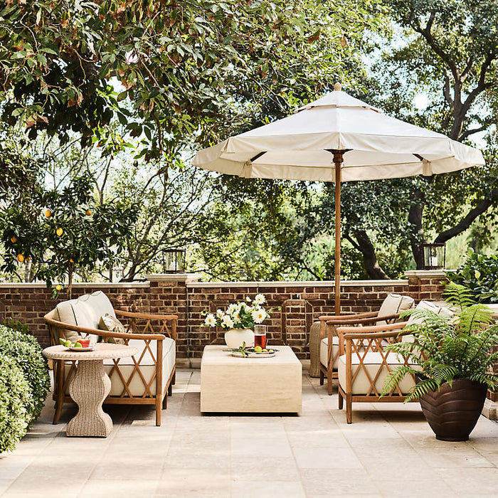 The Hartford Wood Outdoor Lounge Chair by Jake Arnold