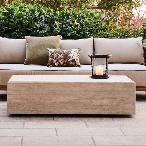The Parker Stone 54" Outdoor Coffee Table by Jake Arnold