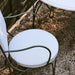 The Harpen Metal Outdoor Dining Arm Chair by Jake Arnold
