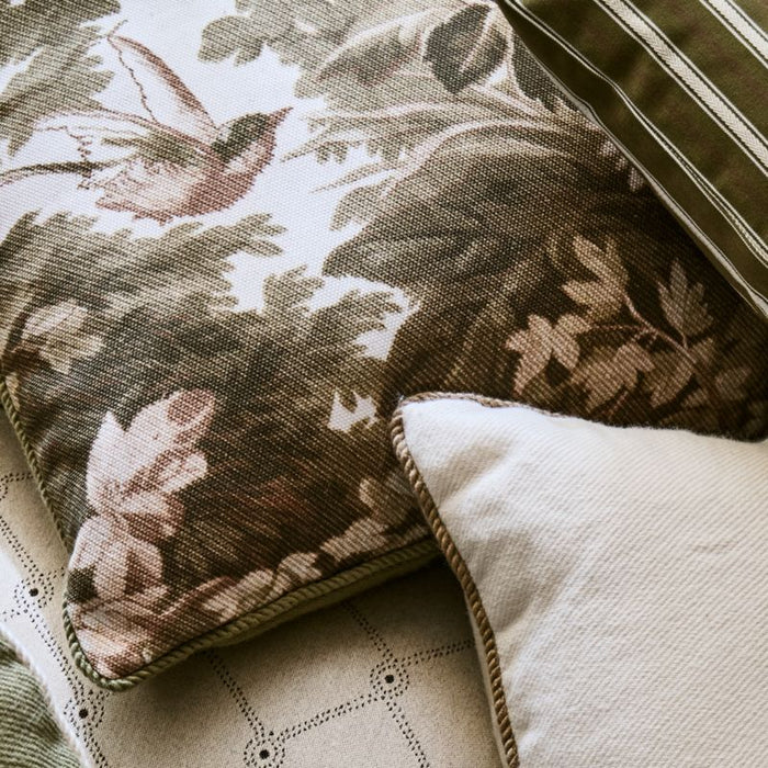 Harrow 23"x23" Dark Olive Green Outdoor Throw Pillow by Jake Arnold