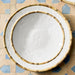 Abbott Round White and Bamboo Outdoor Melamine Platter by Jake Arnold