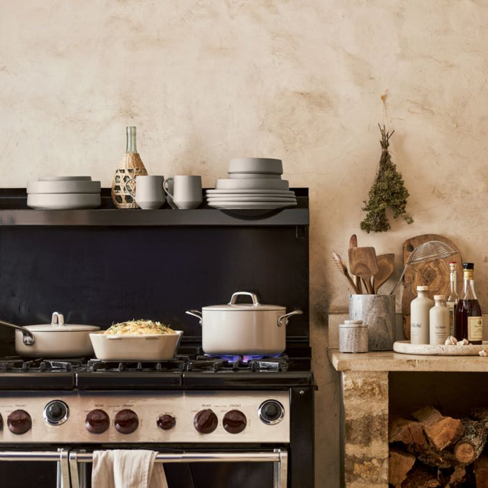 Tour Taupe Porcelain Dinner Plate