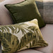 Jacquard Palm Leaf 22"x15" Juniper Green Outdoor Throw Pillow
