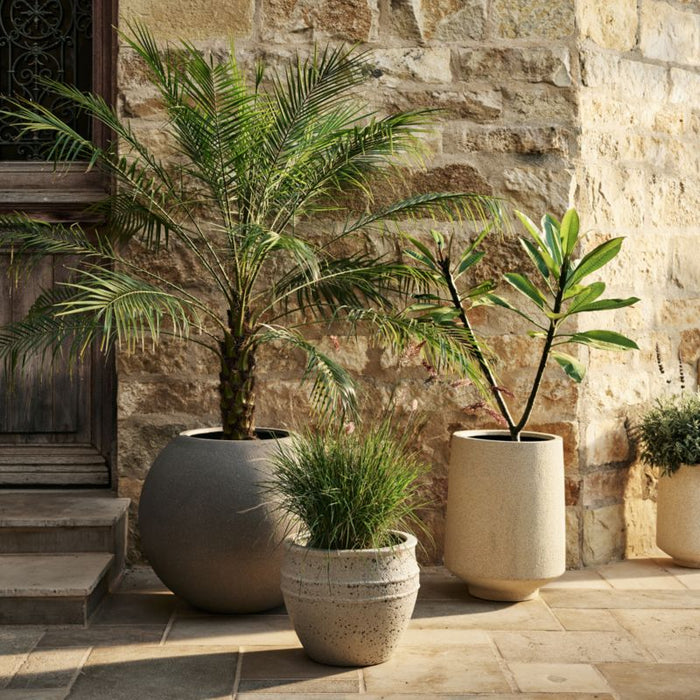 Sphere Small Sand Indoor/Outdoor Planter 20"x17.5"