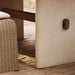 Ipanema 86" Outdoor Dining Table with Wicker Dining Chairs