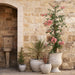 Malta Ivory Indoor/Outdoor Planter 16"x13"