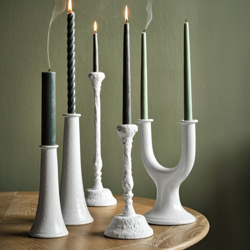 Dipped Duck Green Taper Candles 12", Set of 2
