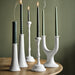 Dipped Sage Green Taper Candles 12", Set of 2