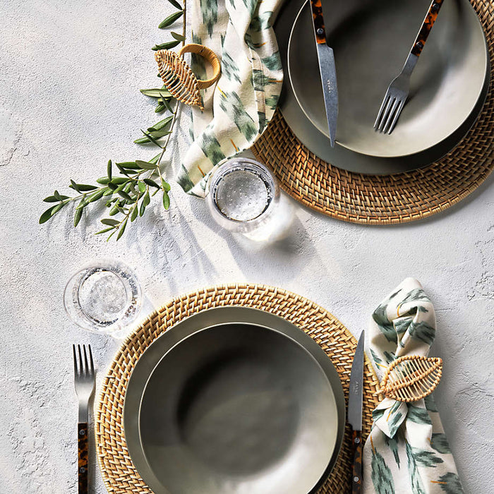 Wicker Leaf Napkin Ring