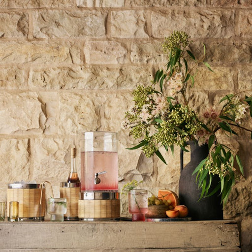 Amici Wicker Cocktail Shaker