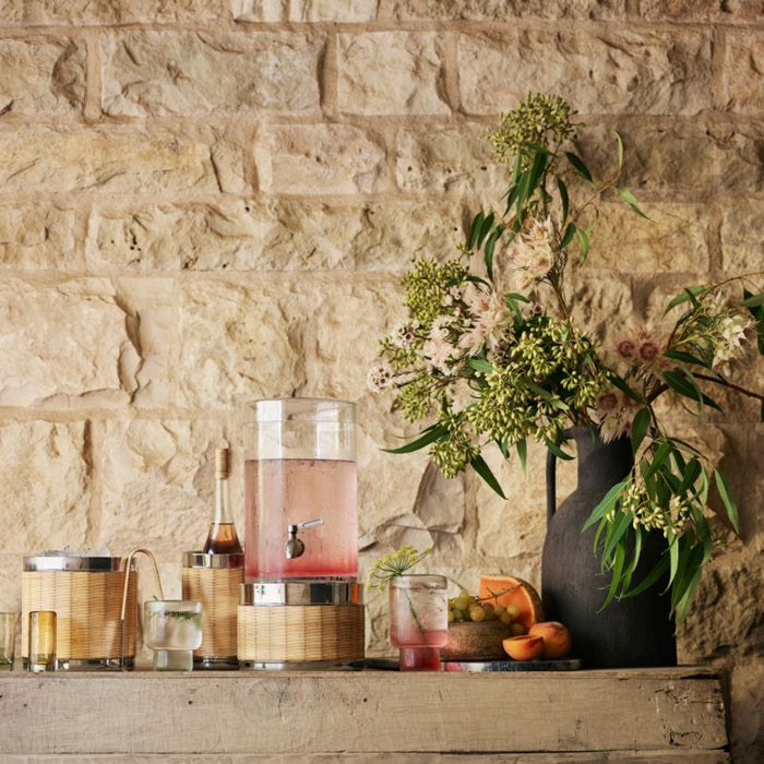 Amici Wicker Cocktail Shaker