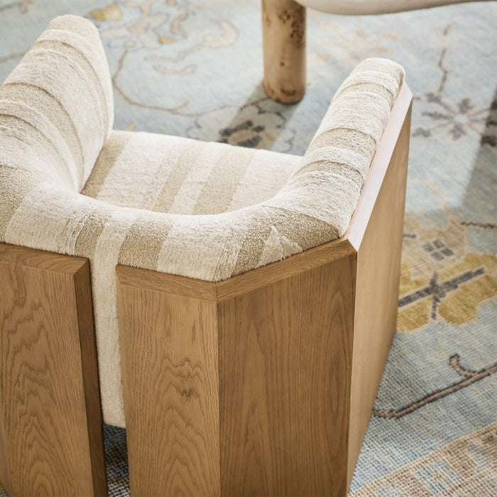 Anvers Striped Accent Chair