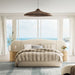 Aire Natural European Linen Mist Blue Euro Bed Pillow Sham