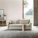 Homage Marble and White Oak 20" Side Table