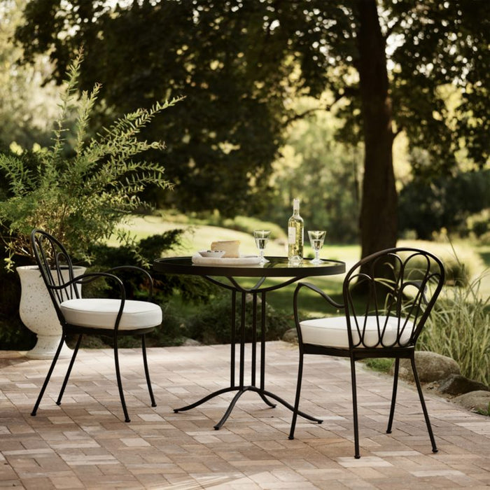 Galleria Metal Outdoor Dining Armchair with Cushion