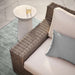 Abaco 83" Resin Wicker Outdoor Sofa with Canvas Natural Sunbrella ® Cushions