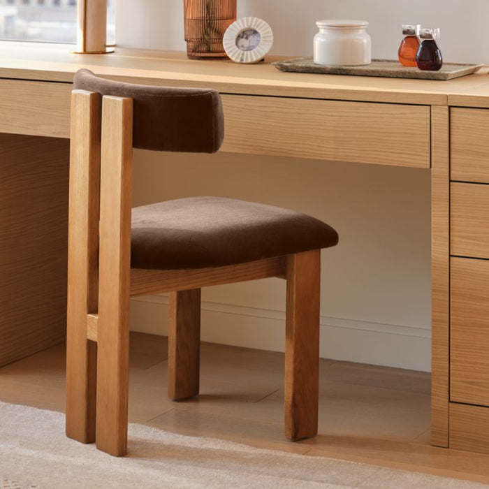Ceremonie Dresden Brown Dining Chair by Athena Calderone