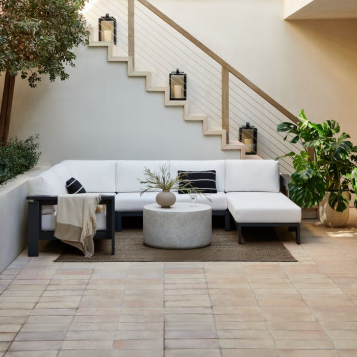 Walker Black Metal Outdoor Lantern 17.75"