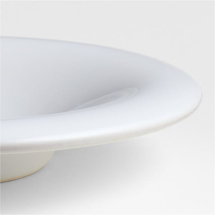 Caesna White Stoneware Appetizer Plate