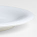 Caesna White Stoneware Dinner Plate