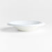 Caesna White Stoneware Low Bowl